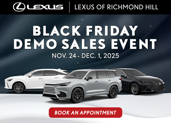 Black Friday Demo Sales Event at Lexus of Richmond Hill