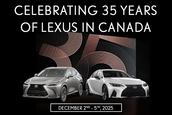 Celebrating 35 Years of Lexus in Canada at Lexus of Richmond Hill