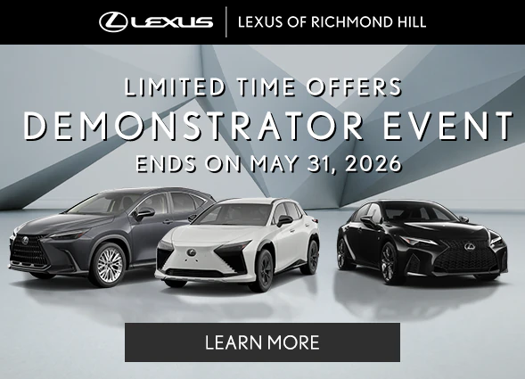Demonstrator Event at Lexus of Richmond Hill Banner