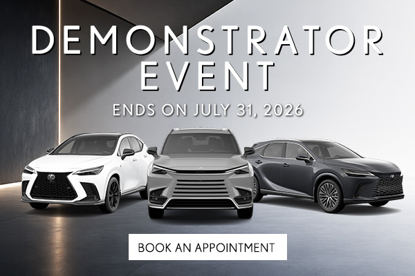 Demonstrator Event at Lexus of Richmond Hill Banner
